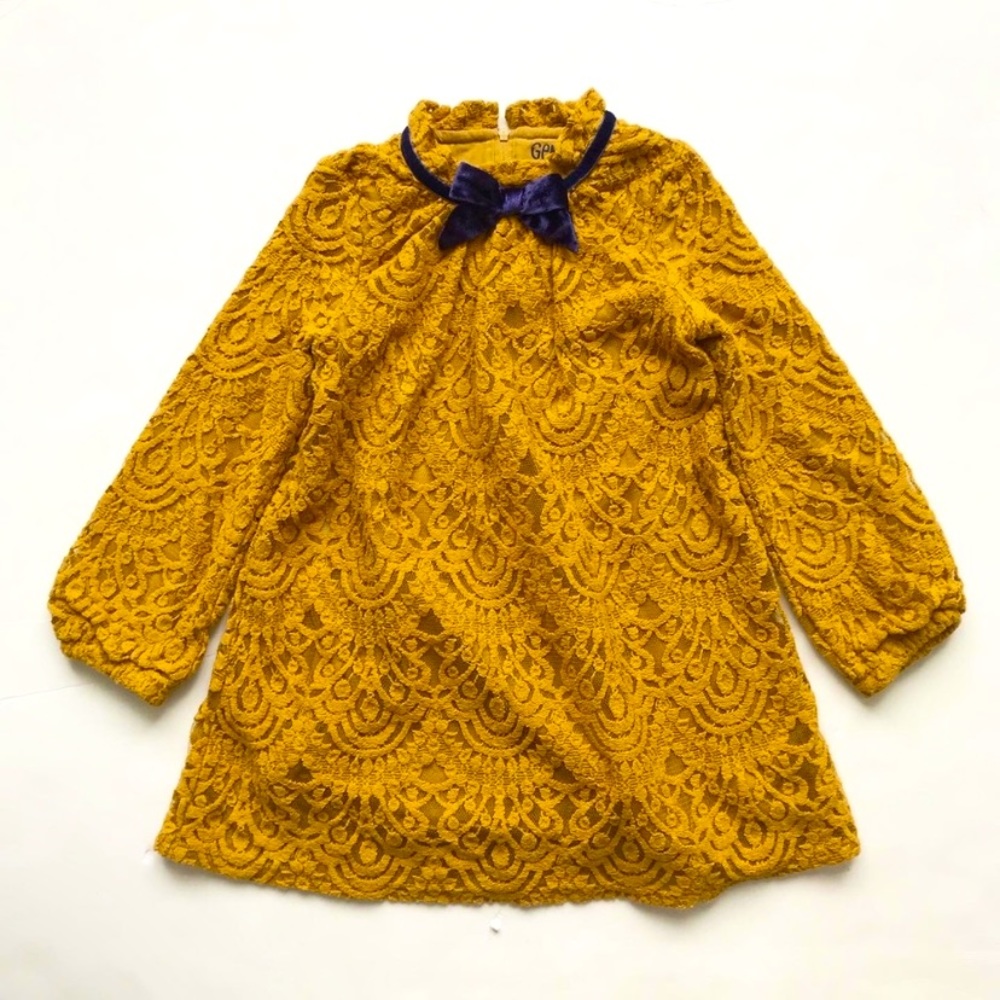 Genuine Kids From OshKosh Mustard Dress Size 5